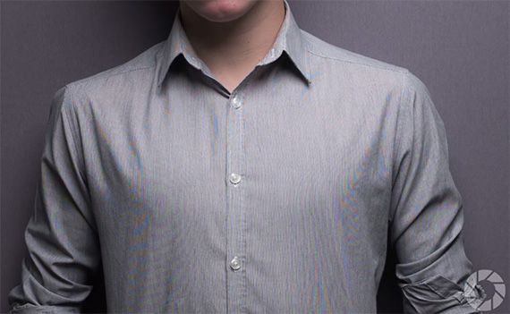 example of a dizzying effect on video known as the moiré pattern