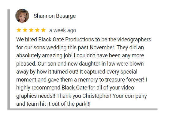 Black gate Production Jacksonville NC Reviews Video Production